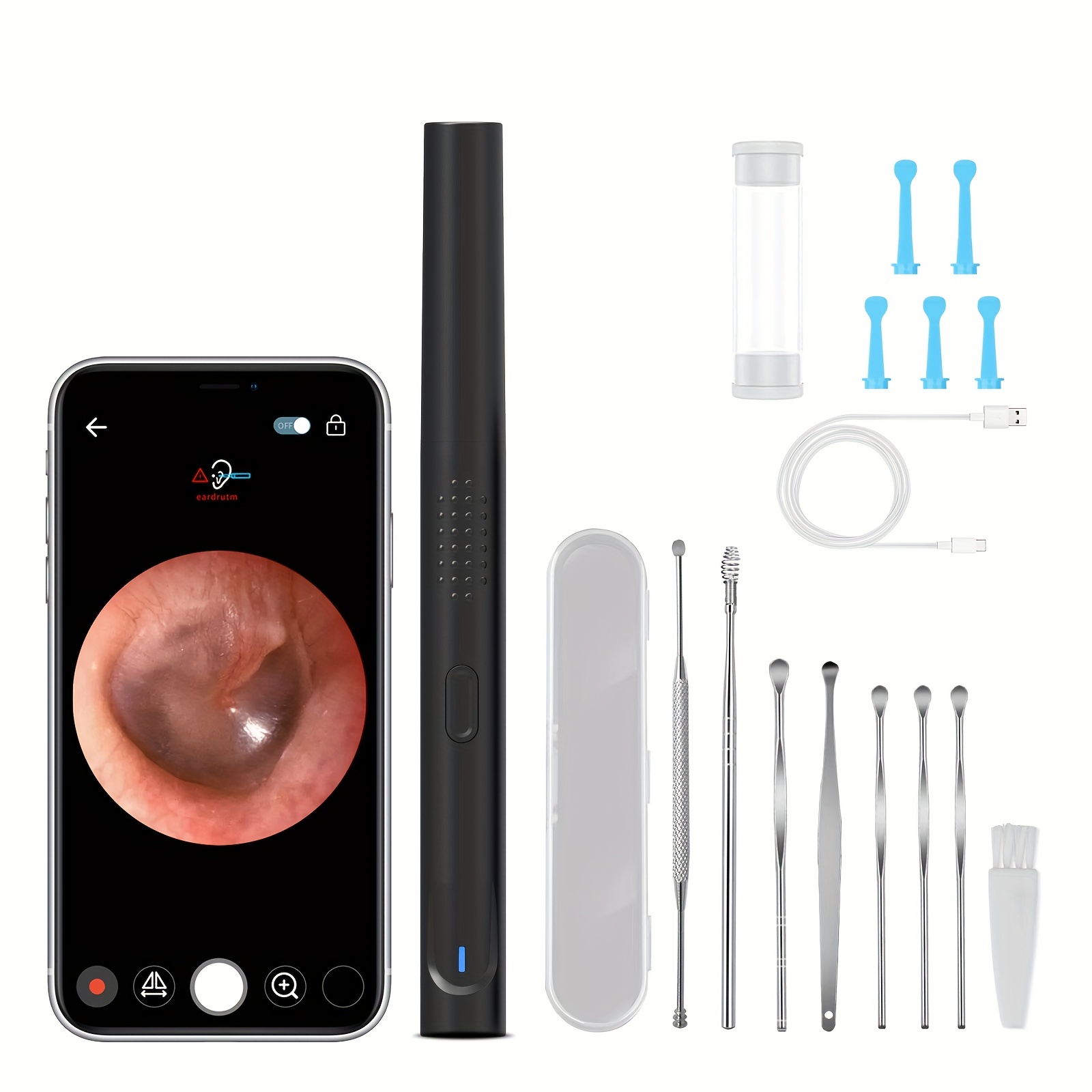 Earwax Remover Tool Ear Cleaner With Camera Earwax Removal Kit
