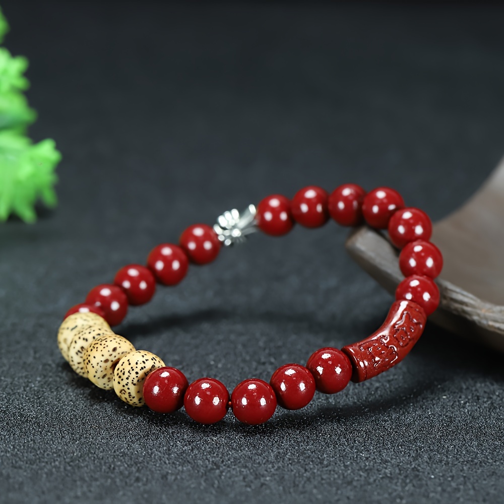 Chinese Light Brown Bodhi Seed Men's Bracelet - Temu Canada
