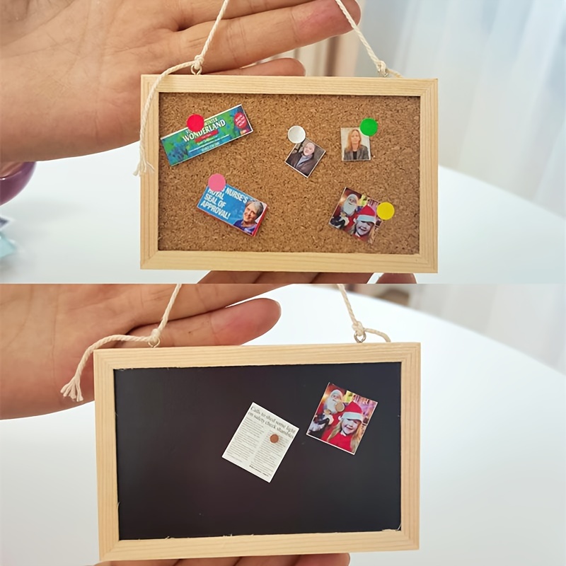 Miniature Corkboard for Dollhouse Mini Bulletin Board Dollhouse