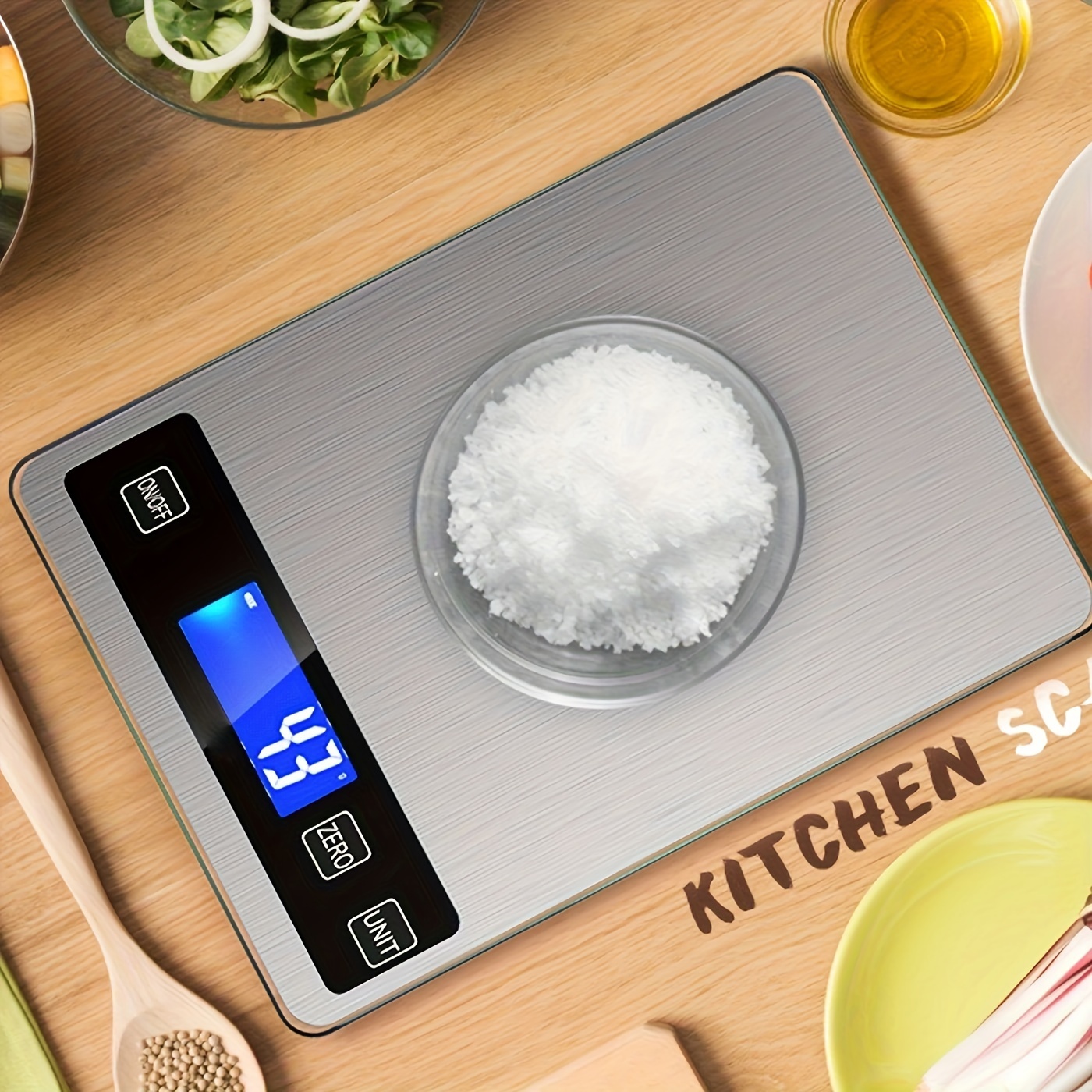  Nicewell Food Scale, 22lb Digital Kitchen Scale Weight Grams  and oz for Cooking Baking, 1g/0.1oz Precise Graduation, Stainless Steel and  Tempered Glass (Ash Silver): Home & Kitchen