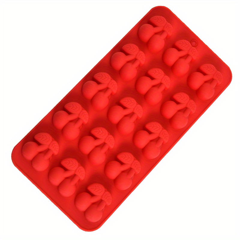 

Cherry Mold Silicone Chocolate Mold Cake Mold Diy Drip Mold, Suitable For Jam, Jelly, Chocolate, Candy, Ice, Cake, Muffin, Diy Handmade Soap Mold For Bakery Use