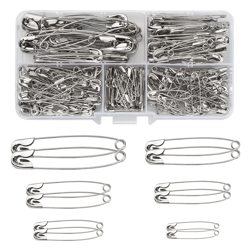 Safety Pins Assorted 5 Different Sizes Diy Sewing Tools - Temu