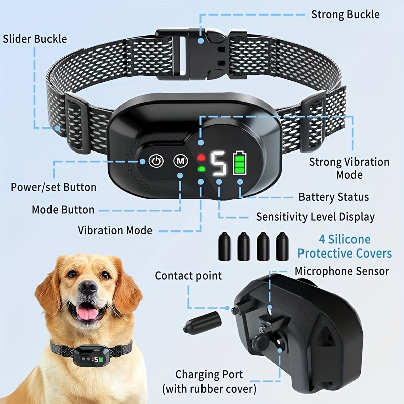 Dog shock outlet collar with sensor