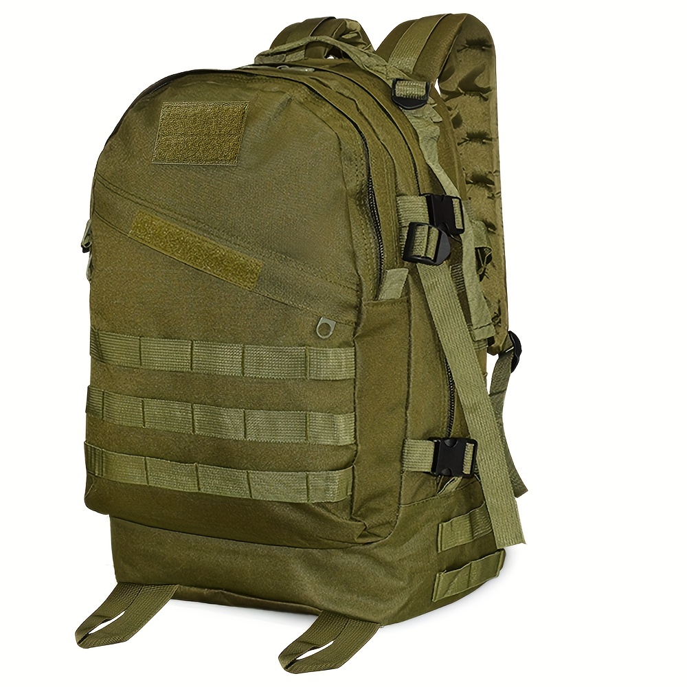 Mochila táctica militar 45L bolsa de asalto mochila grande con correas para  hombres camping senderismo trekking, Verde, Mochila de caza