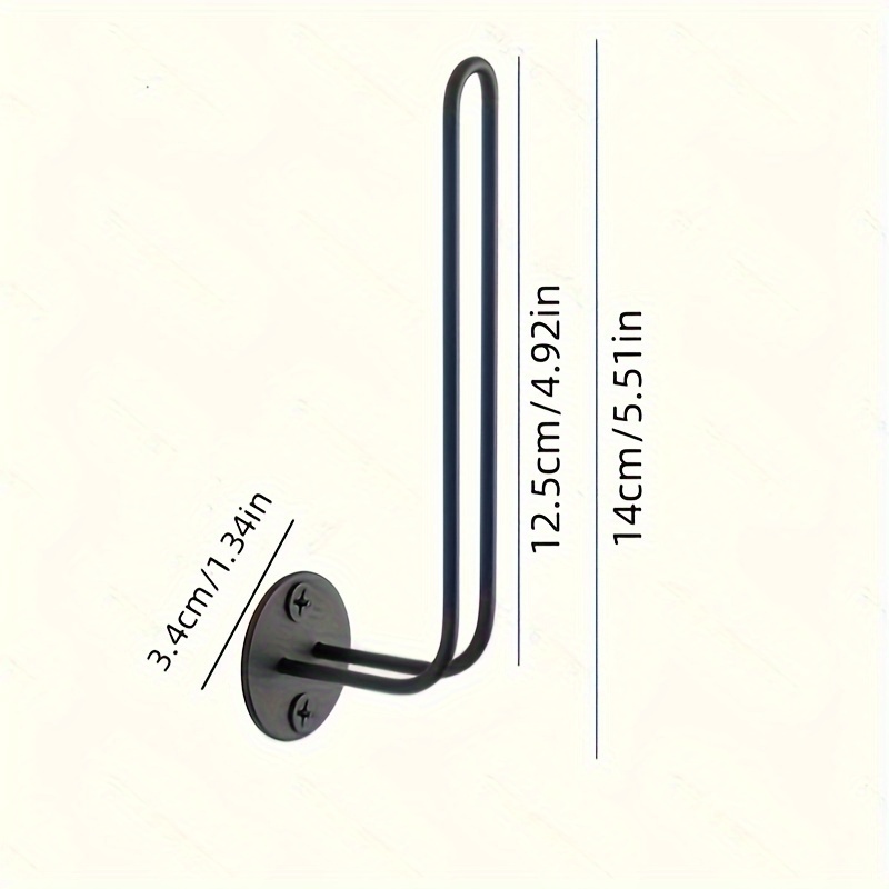 L shaped Multifunctional Hook Towel Holder Hair Hoop Storage - Temu