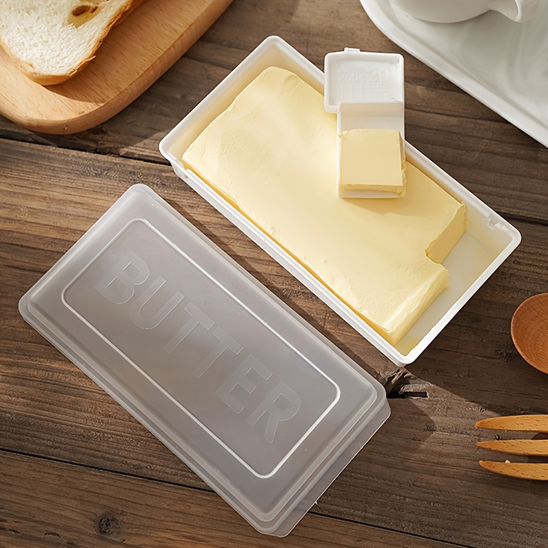 Grand avec couvercle boîte à beurre boîte de rangement pour coupe de beurre  pour réfrigérateur comptoir de cuisine