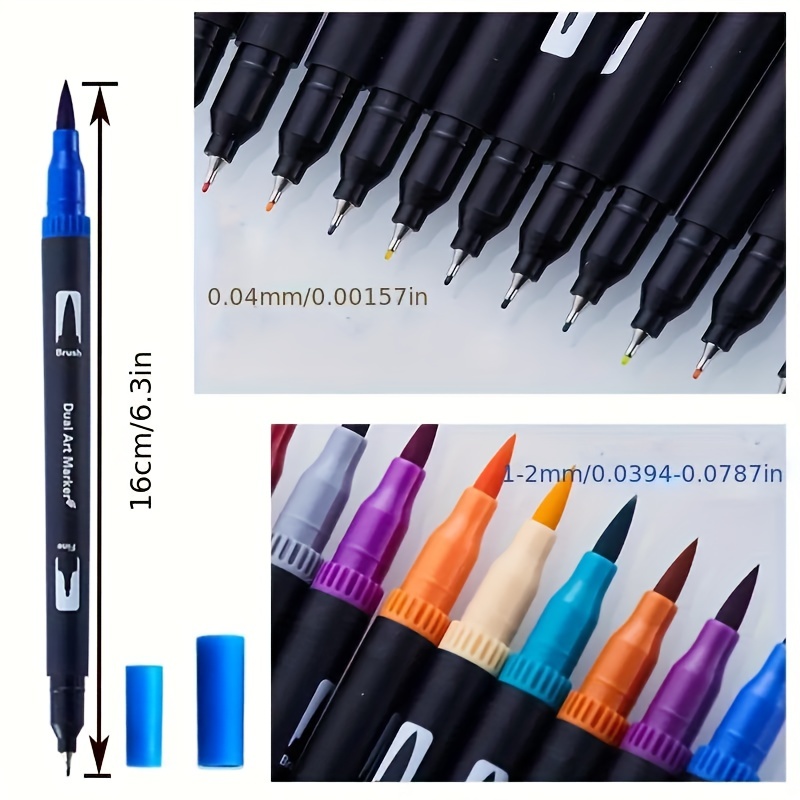Review of Tanmit 36 Dual Brush Tip Markers 