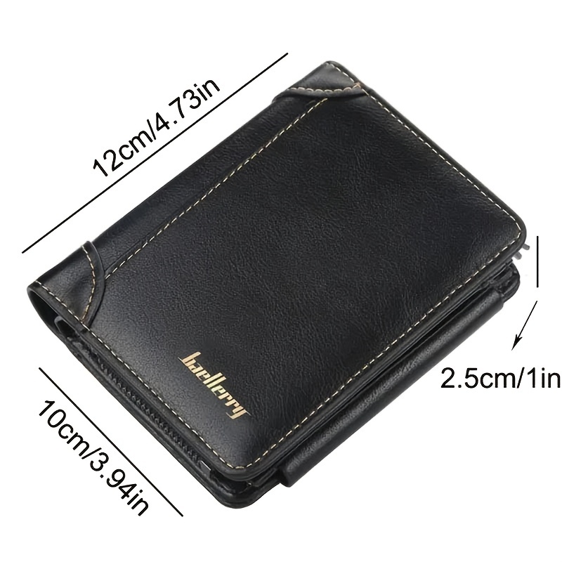 Fashion Leather Wallet Men Luxury Slim Coin Purse Business Foldable Wallet  Man Card Holder Pocket Clutch Male Handbags Tote Bag - China Card Bag and  Luggage Bag Card price