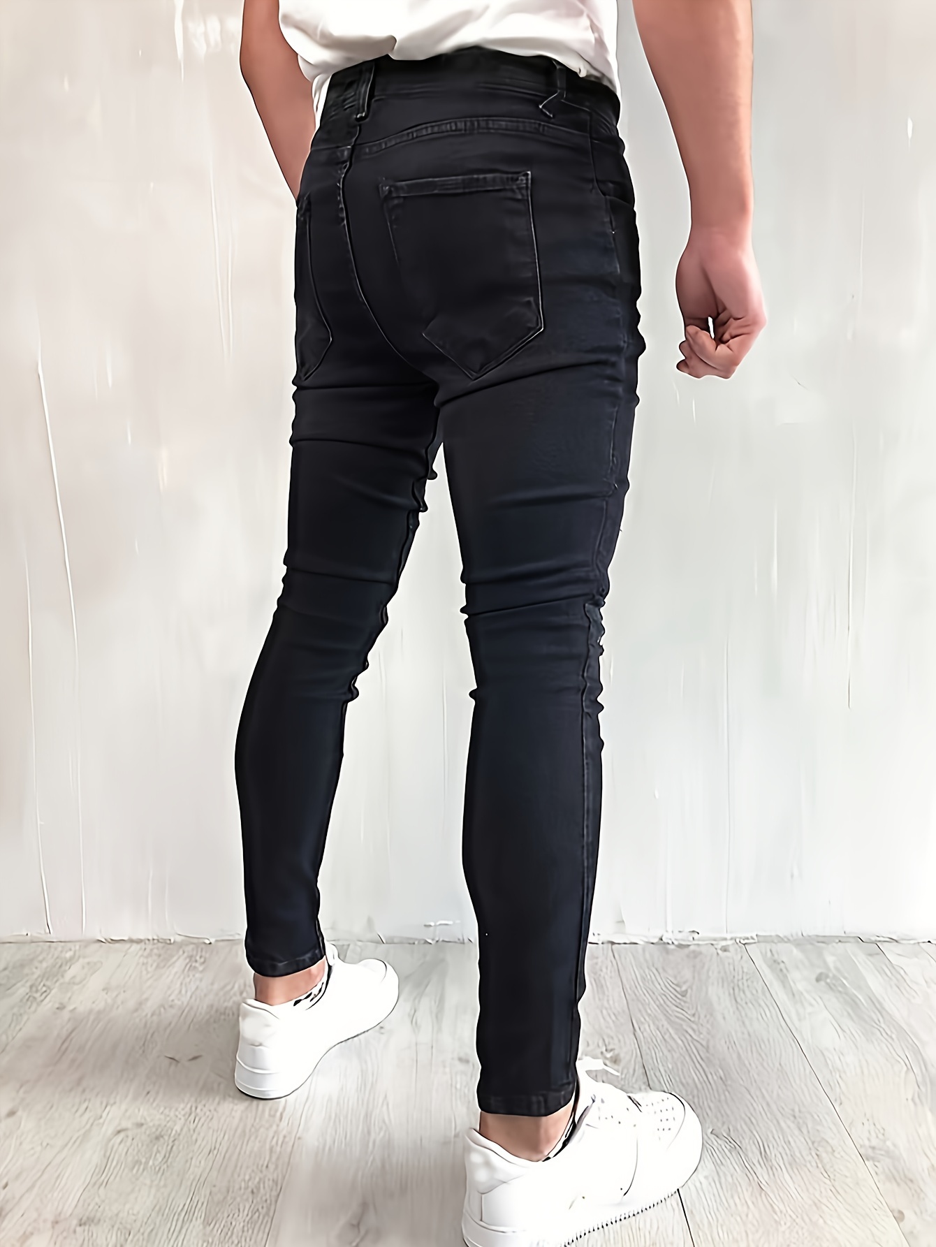 Pantalones Mezclilla/ Jeans/ Vaqueros Pegados/entallados - Temu