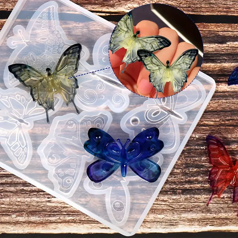 Butterfly Creative Shaped Epoxy Resin Silicone Mold Jewelry - Temu