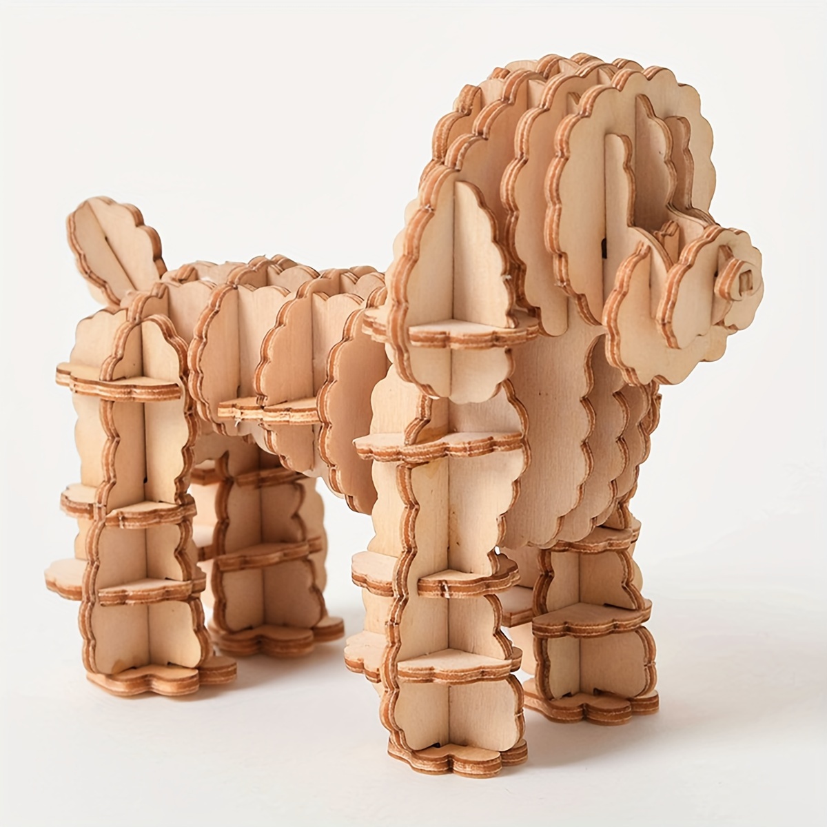 Wooden Puzzle Dog - Temu