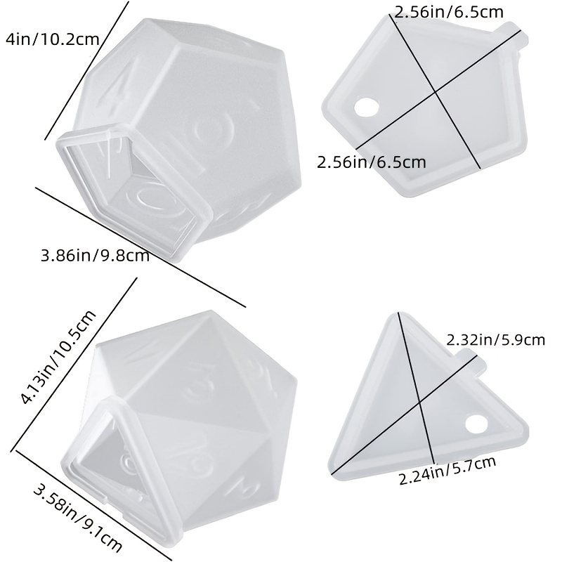 Resin Dice Molds Set with Letter Number  Casting resin molds, Silicone  resin molds, Resin