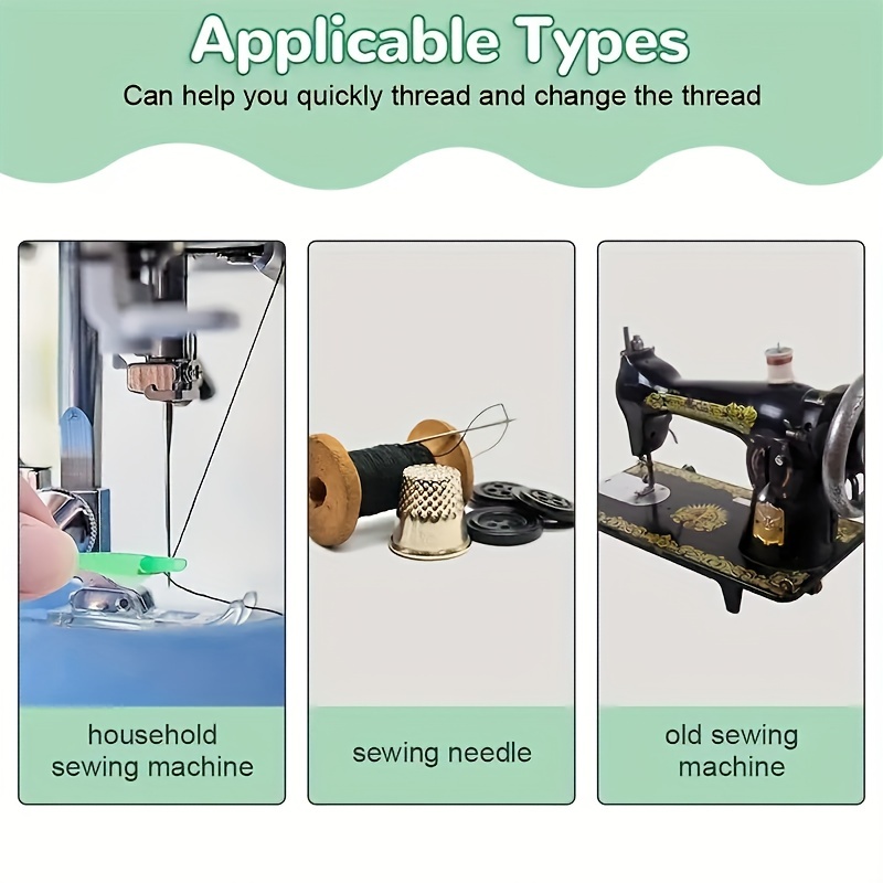 Plastic Needle Threader For Sewing Machine Mini Automatic - Temu