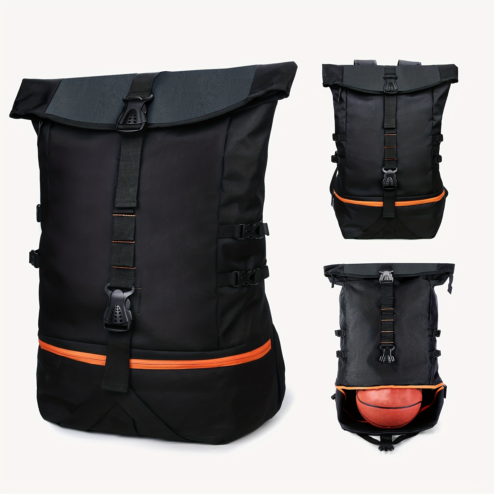 Basketball Backpack with Ball Compartment Sports Equipment Bag for