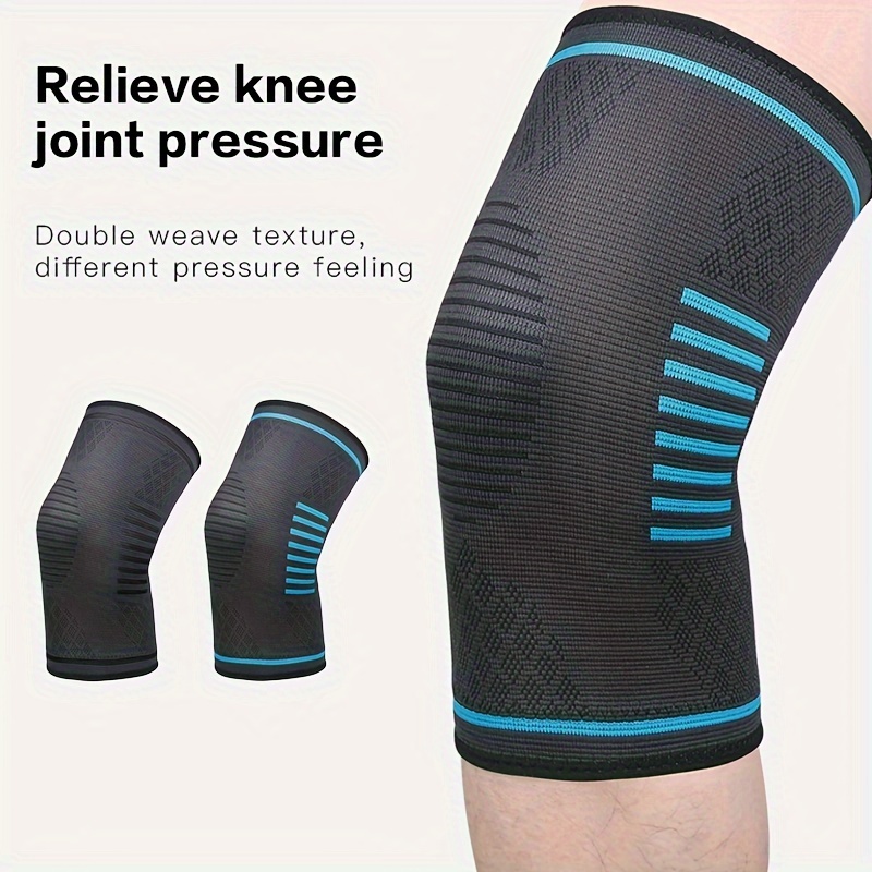 A Pair Sports Knee Pads Long Warm Compression Leggings Basketball Football  Mountaineering Running Meniscus Patella Protector