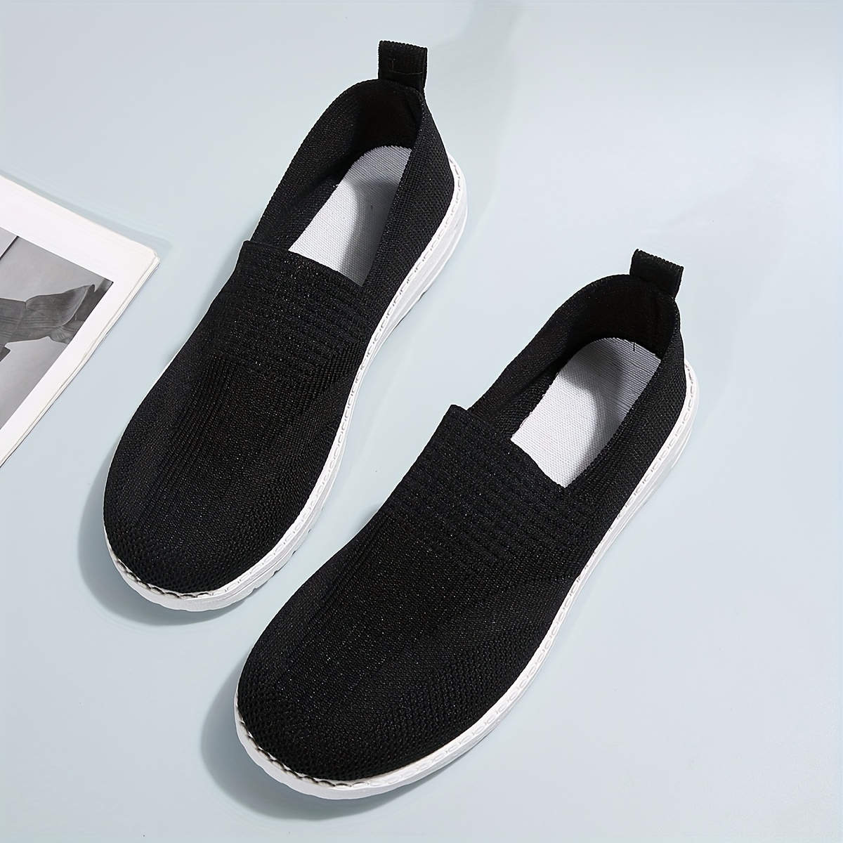 Breathable Knit Weaving Sneakers for Women