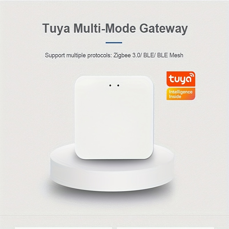 Tuya Wired Zigbee Bridge Support Max 300 Dispositivos Smart Home Zigbee  Gateway Hub Control remoto Zigbee Dispositivos por TUYA Smart Life APP para