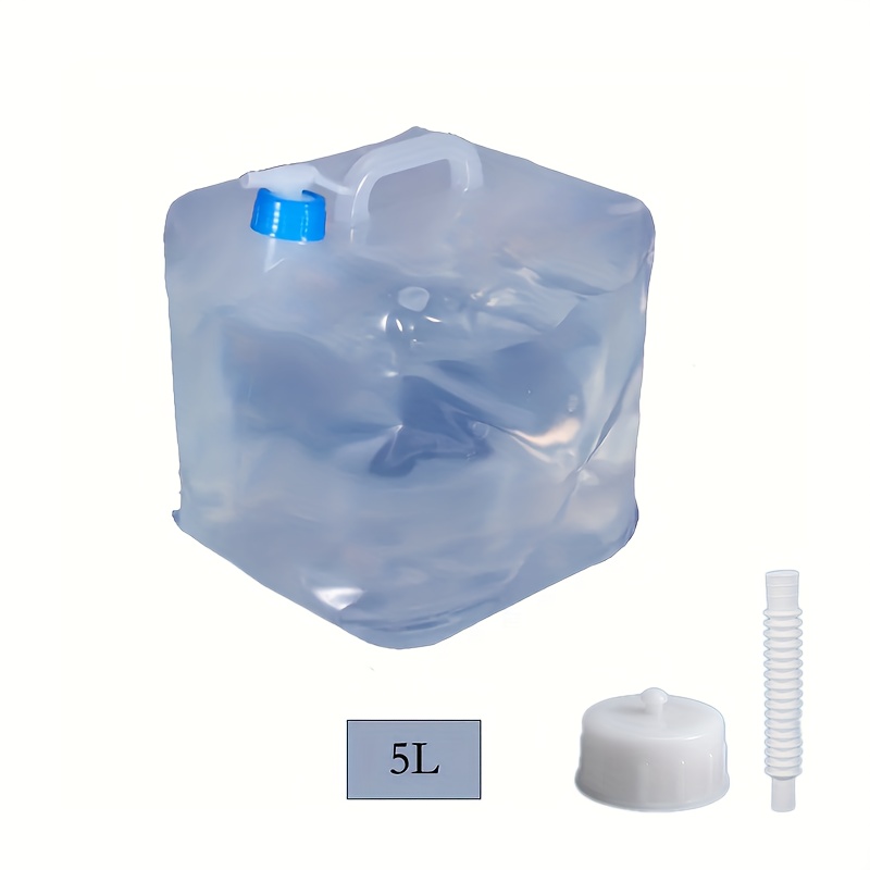  Cubo plegable con 1.32 galones (5L), cubo de plástico