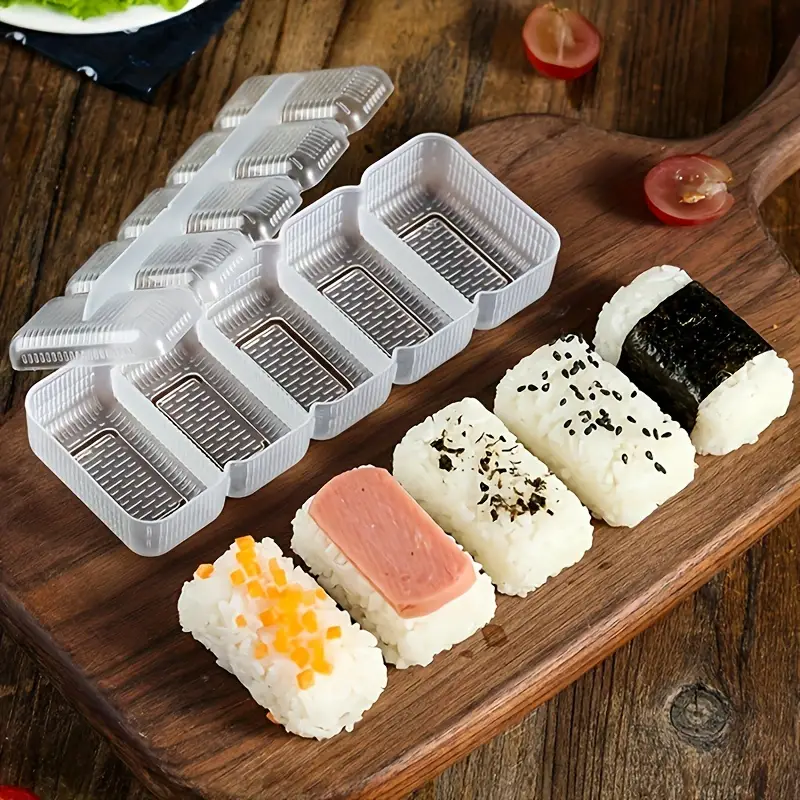 1pc Nigiri Sushi Mold Rice Ball 5 Rolls Maker Non Stick Sushi Making Tool,  Kitchen Gadgets, Kitchen Accessories