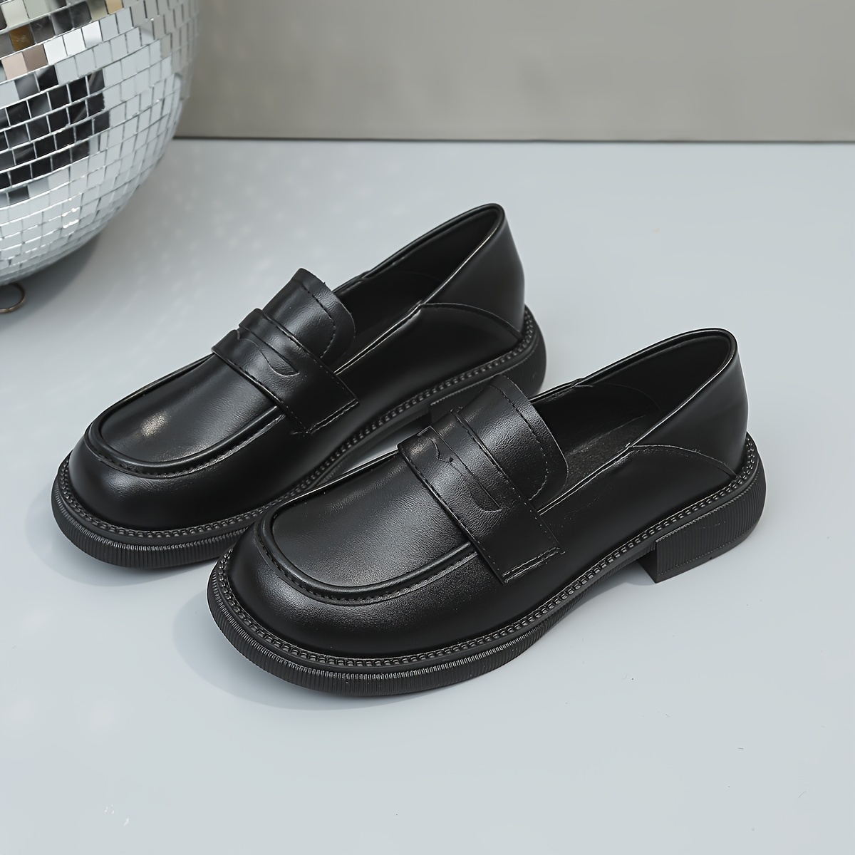 Zapatos Planos Negros Sin Cordones Mujer Zapatos - Temu