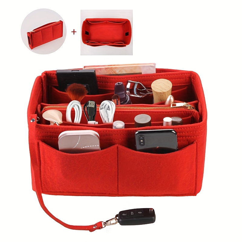 For 26 Bag Purse Felt Insert Organizer Makeup Handbag Travel Inner