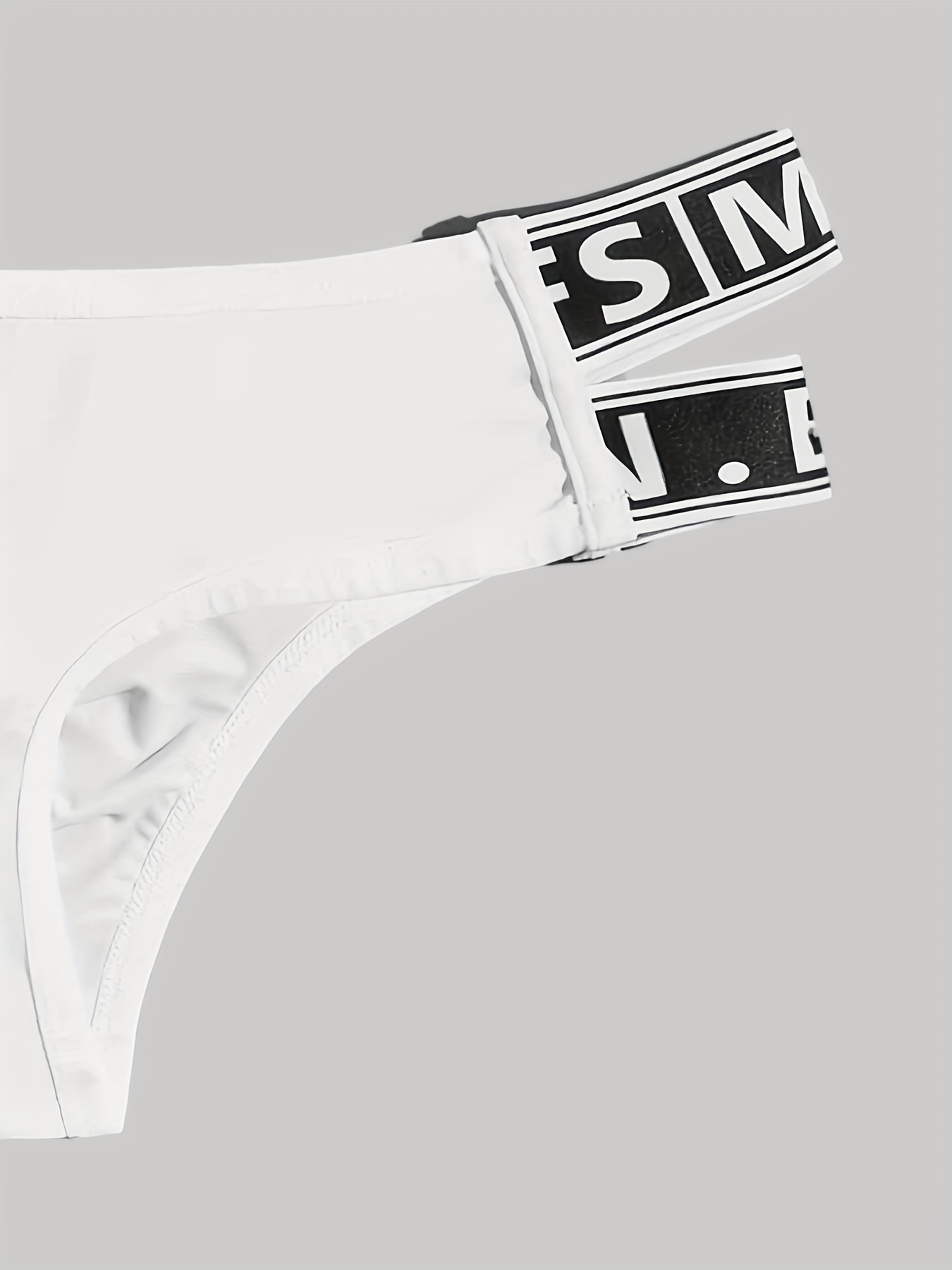 Men's Nylon Sexy Hollow Thongs & G-strings, Breathable Comfy