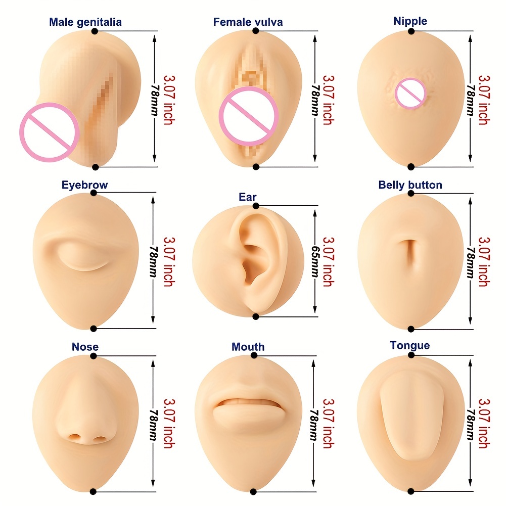 Human Tongue Mouth Model,Silicone Tongue Model, Human Tongue Model Soft  Silicone Lifelike Acrylic Stand Mouth Model for Jewelry Display (Skin Color)