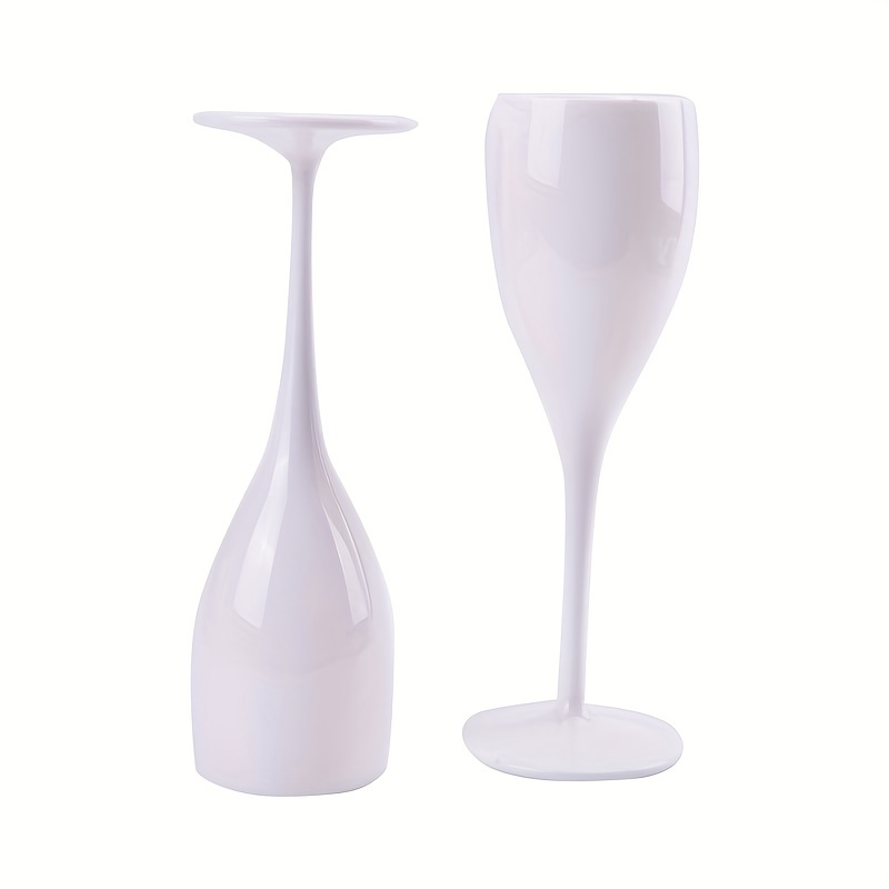 Copas de flautas de champán de 175ML, copas de vino de plástico