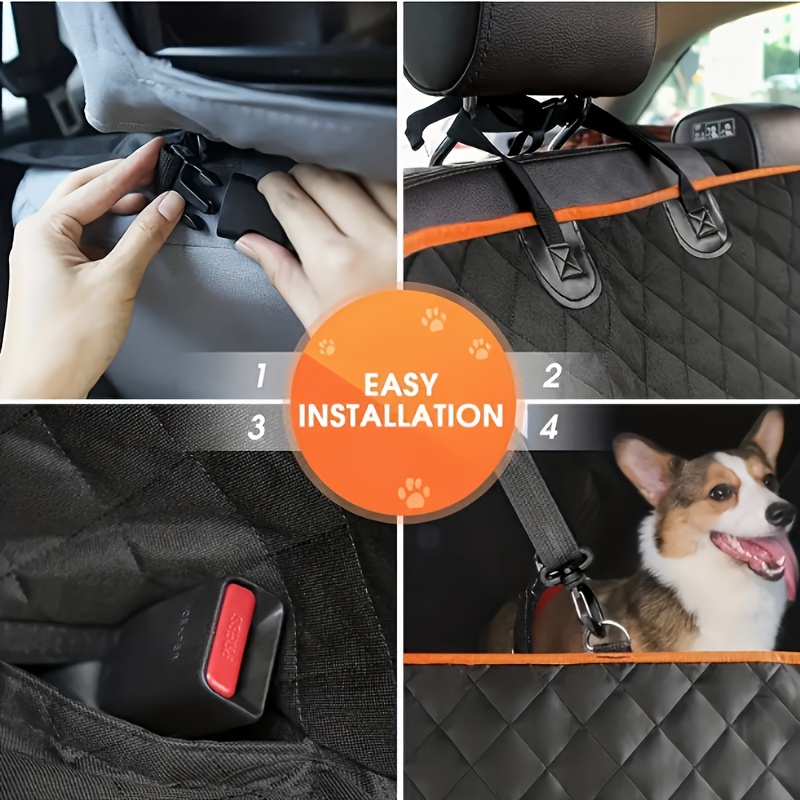 Dog Car Seat Cover, Waterproof Pets Hammock Pet Front Seat Cover Car Seat  Protector Car For Small Medium Dog - Temu