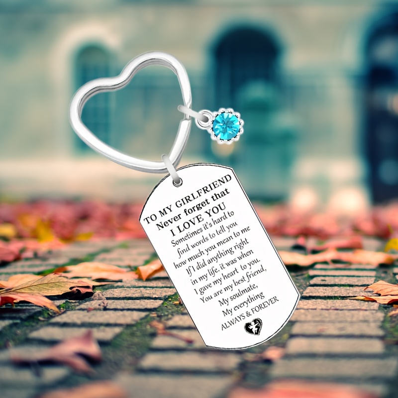 You are the Love of my Life - Heart Keychain for the woman you