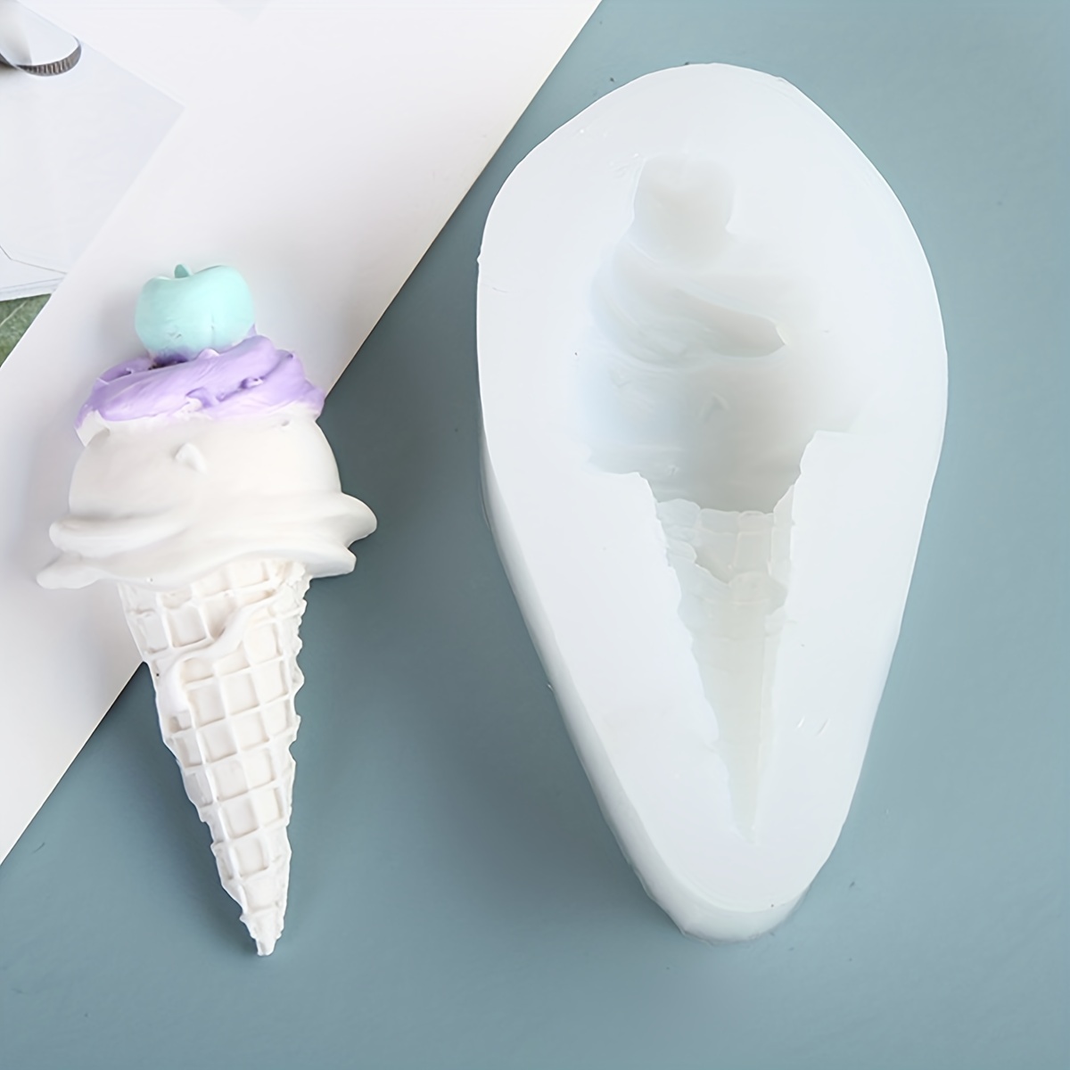 Waffle Bowl Cone Mold Ice Cream Cone Mold Model B Silicone 