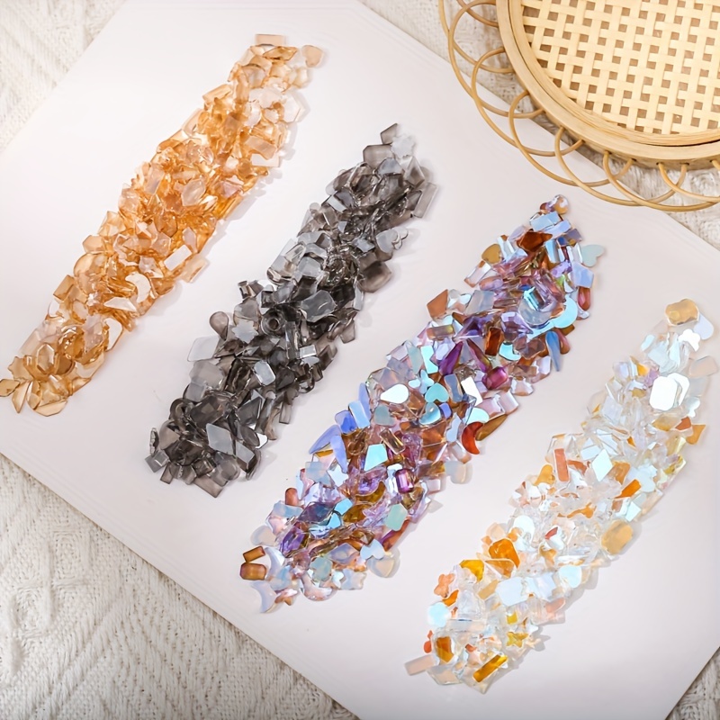 100pcs 3D Aurora Fatback Resin Crystal Rhinestones for Nail Art