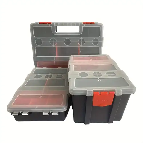 Small Parts Storage Case Tools Box Organizer Double Side - Temu