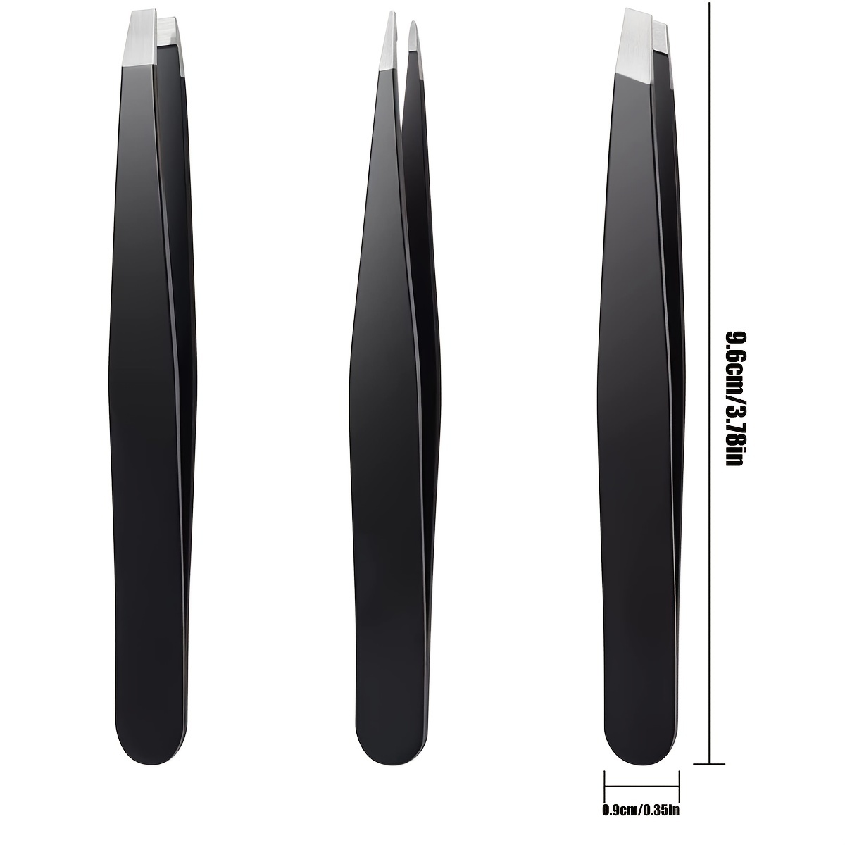 Utopia Care - Professional Stainless Steel Tweezers Set (4-Piece) Precision  Tweezers for Ingrown Hair, Facial Hair, Splinter, Blackhead and Tick  Remover (Black)