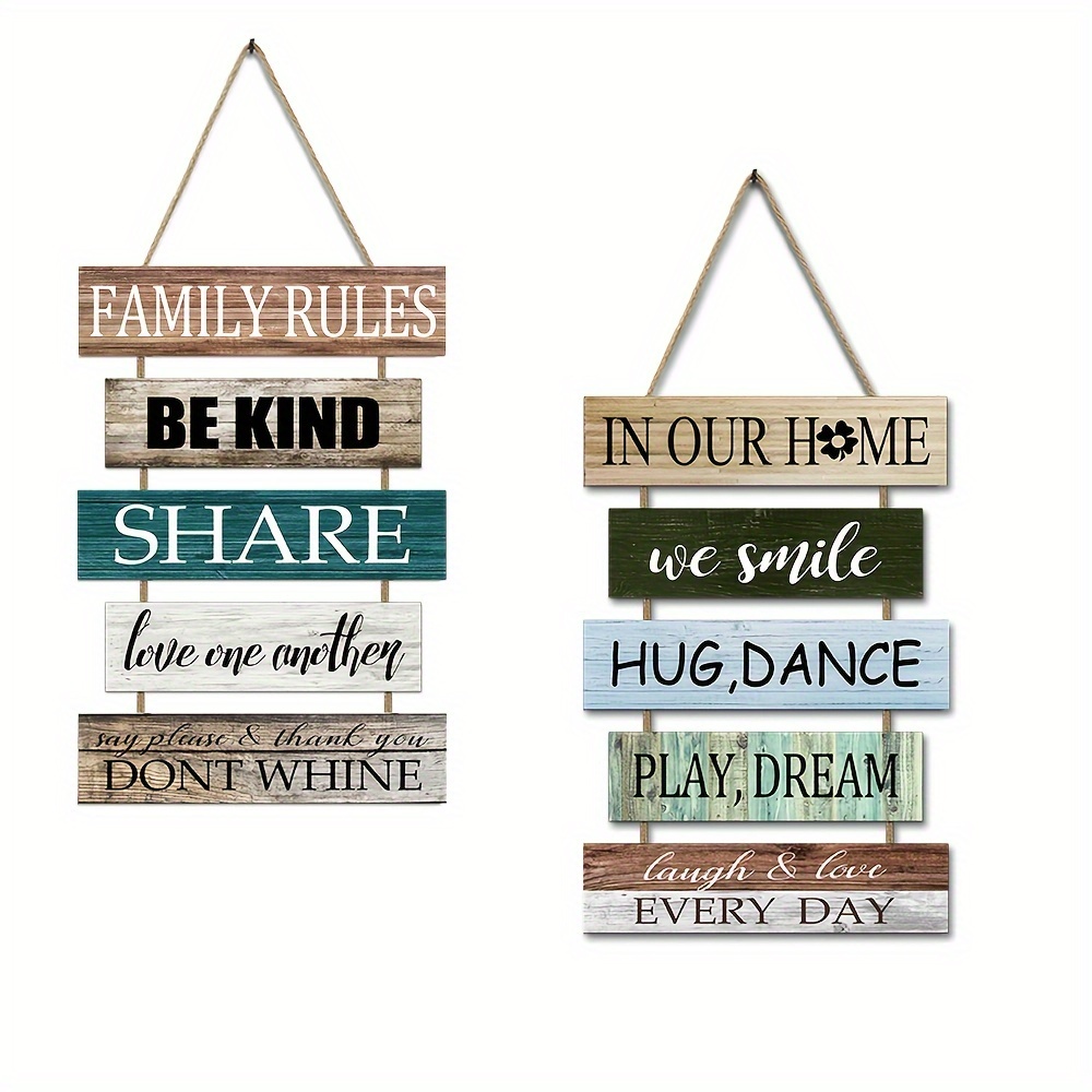 Quote Signs Farmhouse Rustic Funny Sweet Family Decorative - Temu Australia