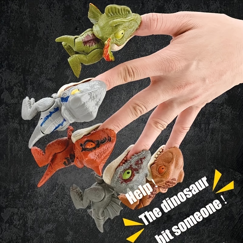 1/5/10 pièces Dinosaure Catapulte Doigt Jouets extensibles pour soulager  l'éjection des doigts Jouet pour farces de bureau : : Auto et Moto