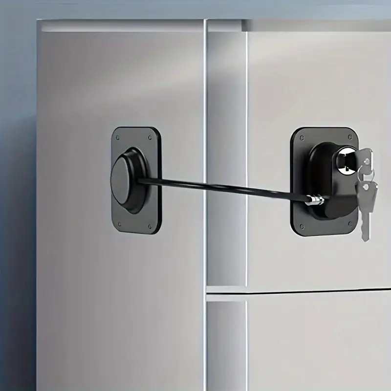1pc Refrigerator Lock, Refrigerator Freezer Door Lock, Child Resistant  Refrigerator Door Lock For Kitchen Refrigerators, Cabinets & Drawers,  Closets