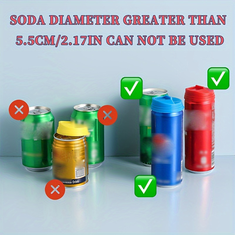 Plastic Can Covers 3 Pieces Leakproof Soda Can Lids Soda Can Cover