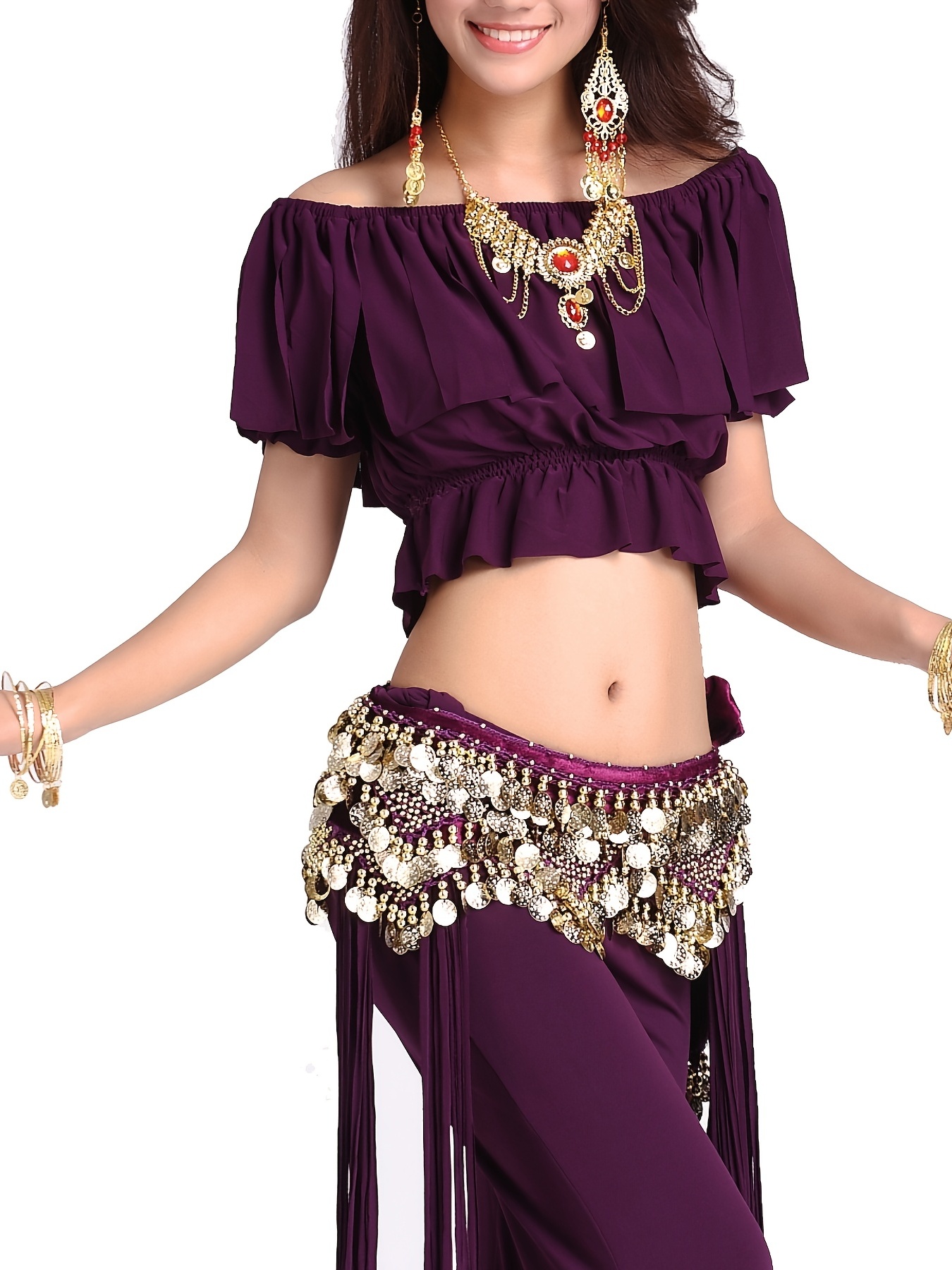 Belly Dancing Uutfits with 2 Skirts