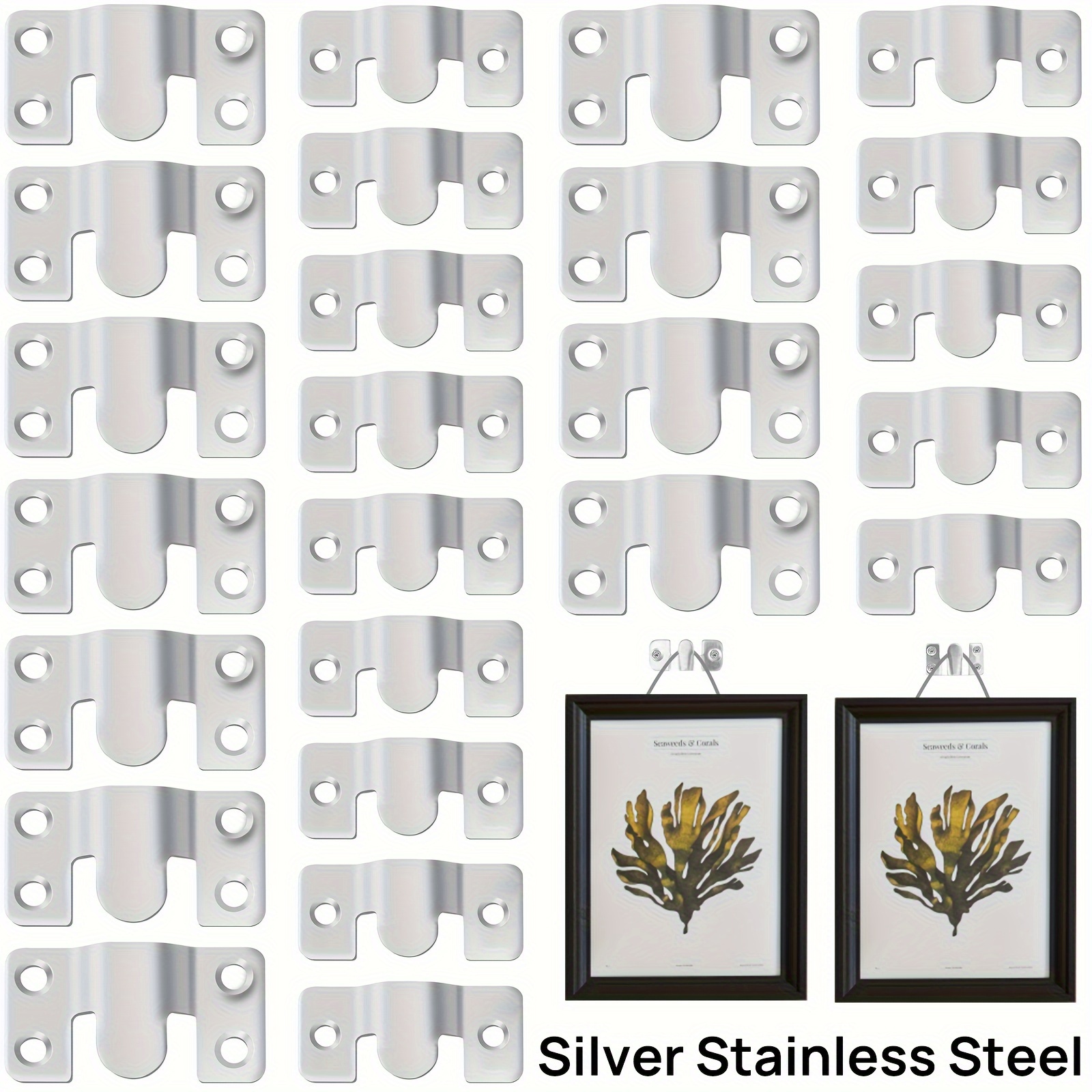 Stainless Steel Picture Hangers Super Hooks Drywall - Temu