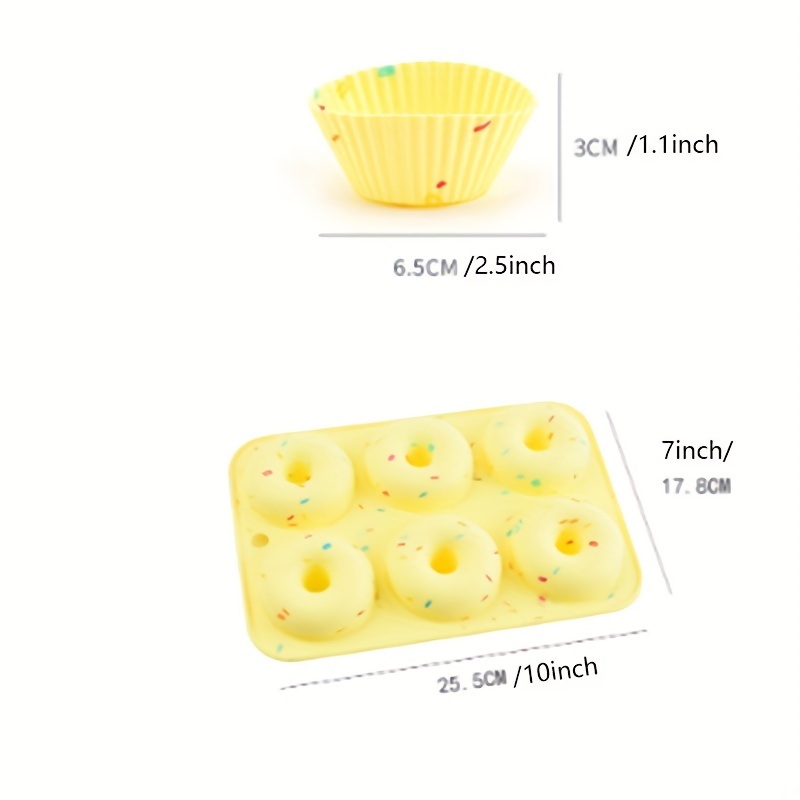 Non stick Silicone Baking Pan Set Includes Muffin Loaf Bundt - Temu Italy