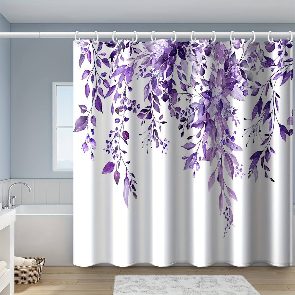 Purple Shower Curtain - Temu
