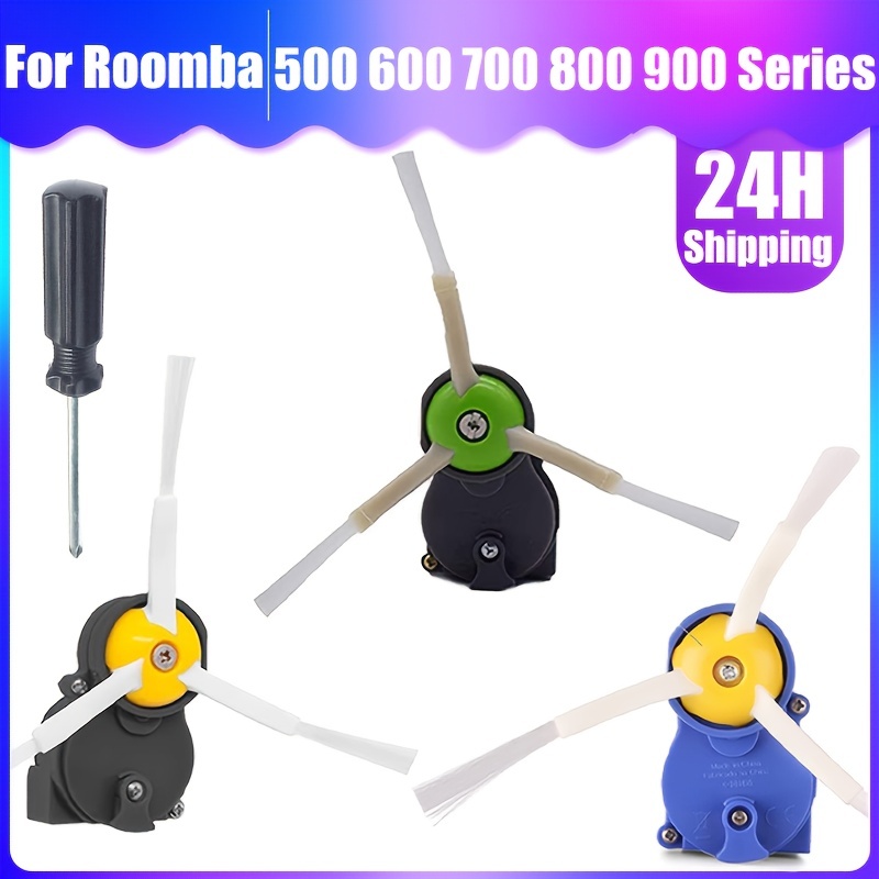 Roomba Jeu de brosses latérales Série 500, 600, 700, 800, 900, e et i -  Tubes et tuyau pour aspirateur