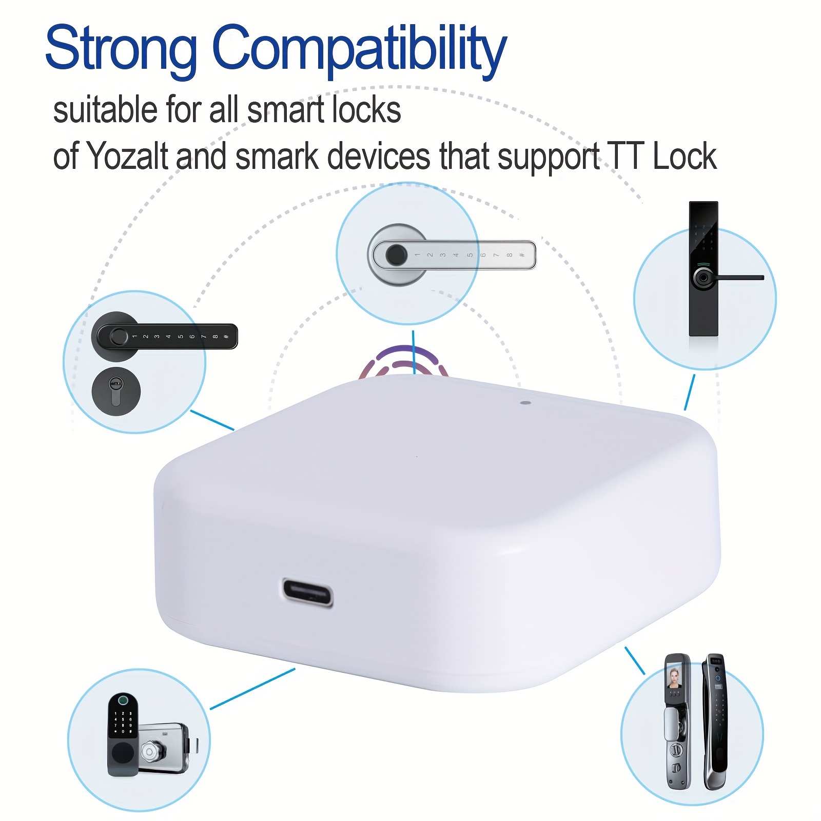 Hornbill G2 Wi-Fi Gateway, Remotely Control Smart Lock with TTLock