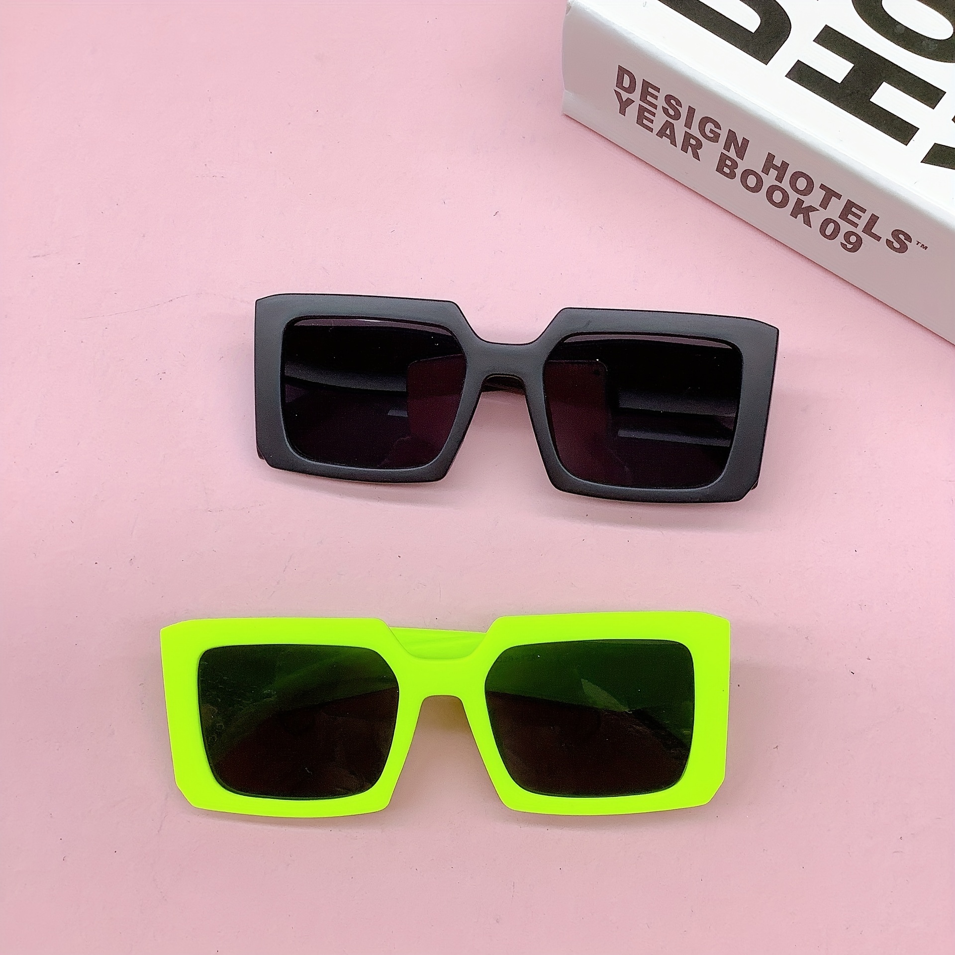 1pc New Childrens Square Sunglasses Boys And Girls Outdoor