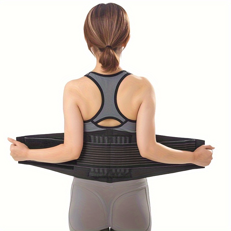 Order A Size Back Brace Men Women Lower Back Breathable Back