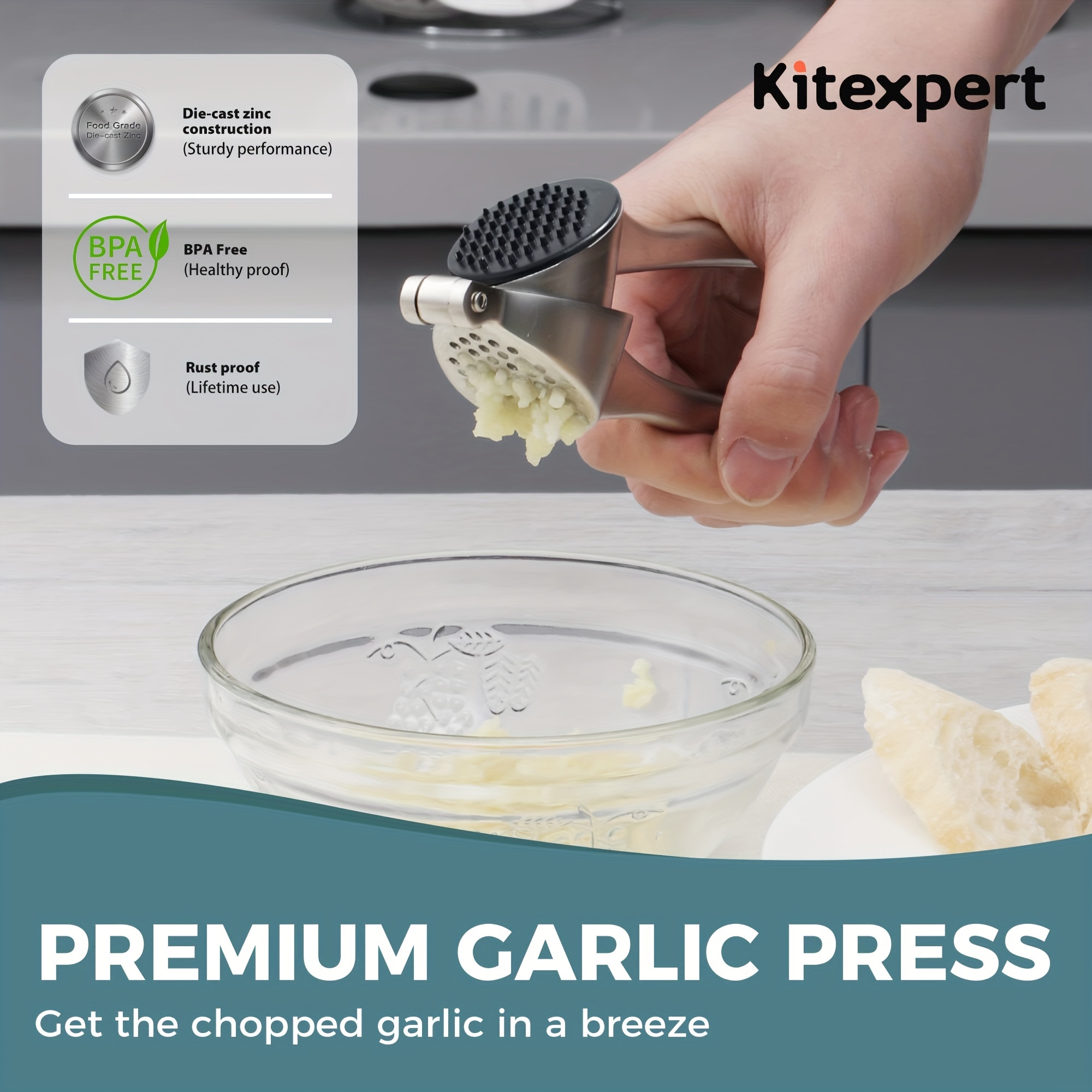 Garlic Press, Garlic Press Professional Heavy, Mincer Press Ginger