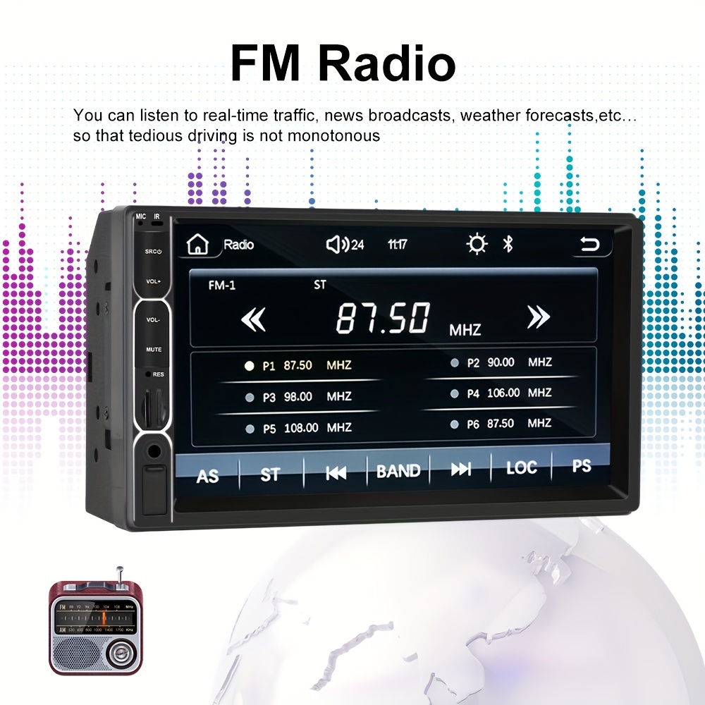 1 Din 9 Bt Autoradio Hd Touch Screen Car Stereo Radio Bt Fm - Temu Germany