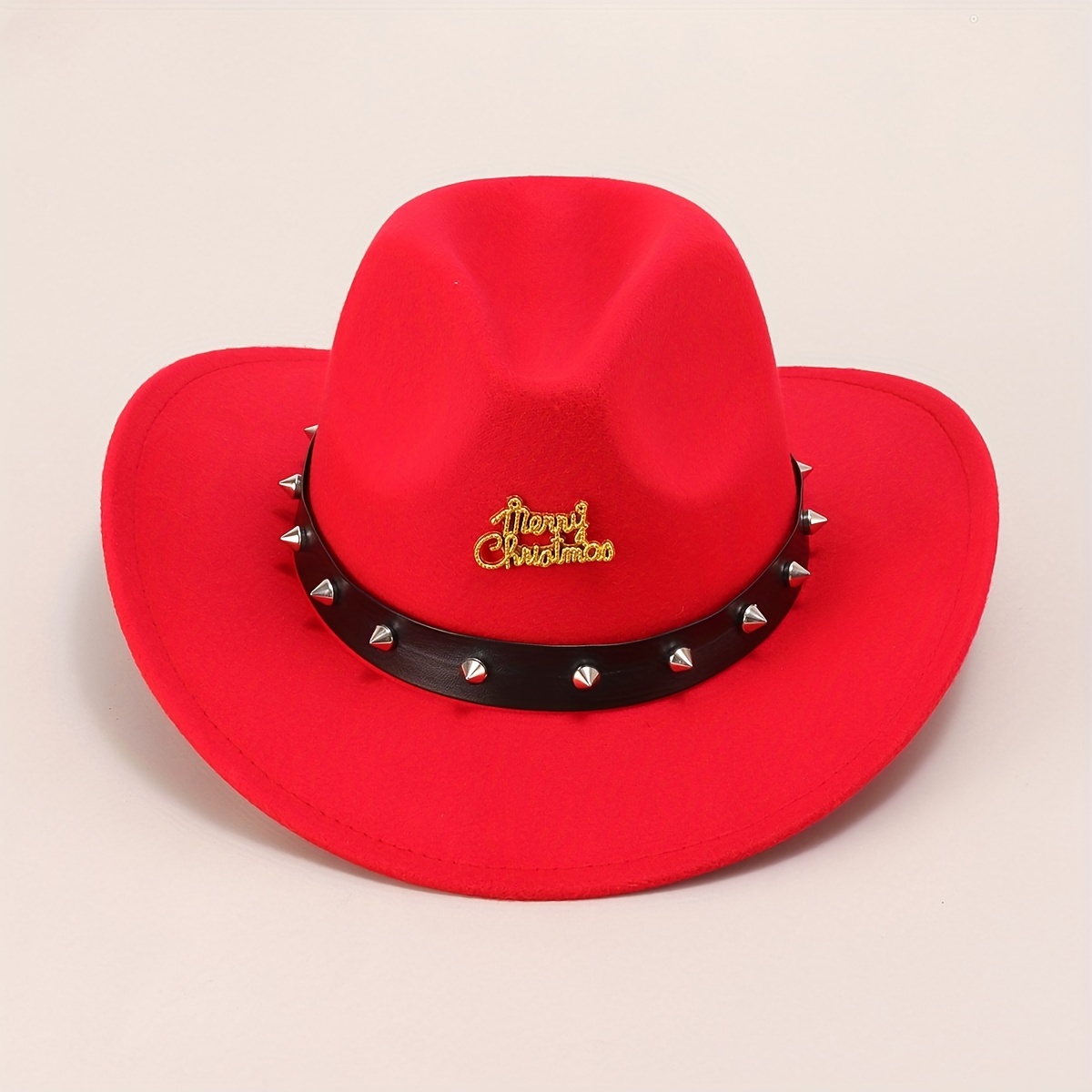 Vintage Western Cowboy Woolen Hat British Belt Jazz Top Hat
