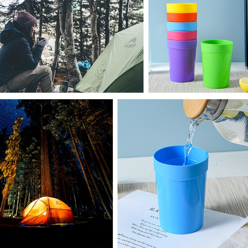 Durable Multicolor Reusable Cup For Water, Coffee, And Milk - Microwave And Dishwasher  Safe - Perfect For Travel And Gargling - Unbreakable Design For Kids And  Adults - Temu Philippines